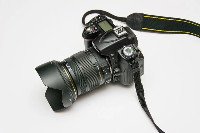 Professional camera.