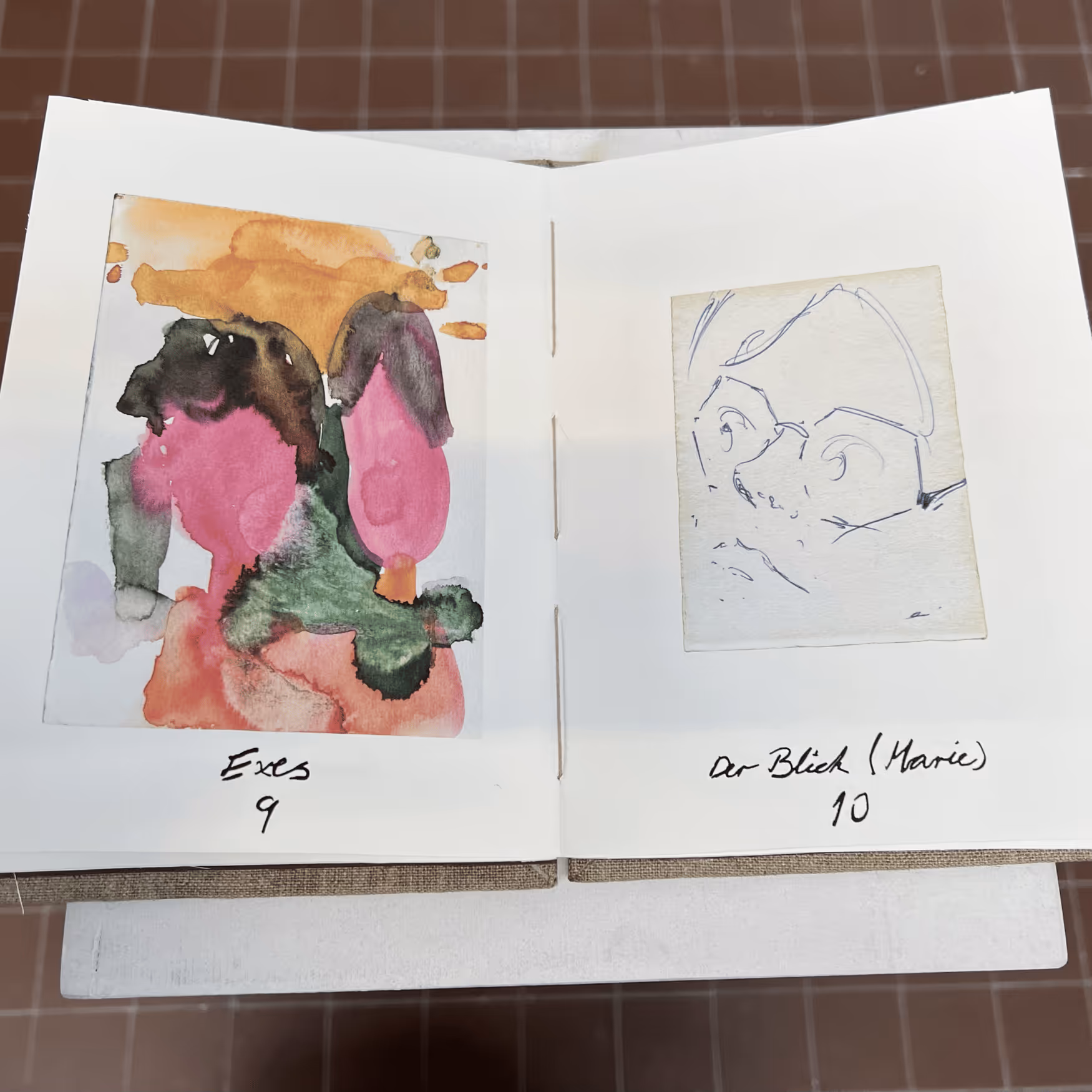 Painting Art by Yves Michael - a man sitting on a chair sunken in thought