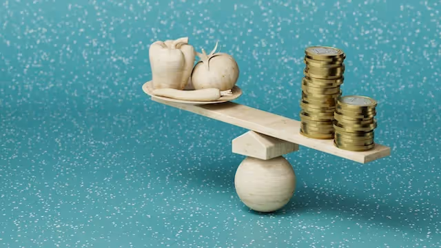 Balans tussen geld en gezond eten