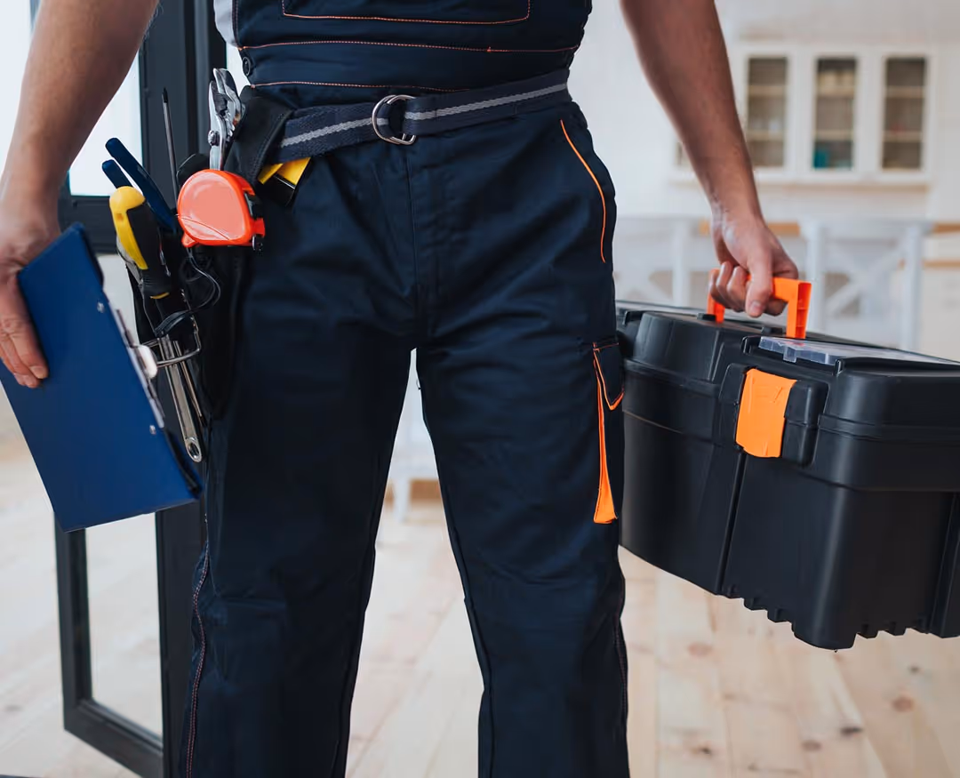 Craftsman with toolbox