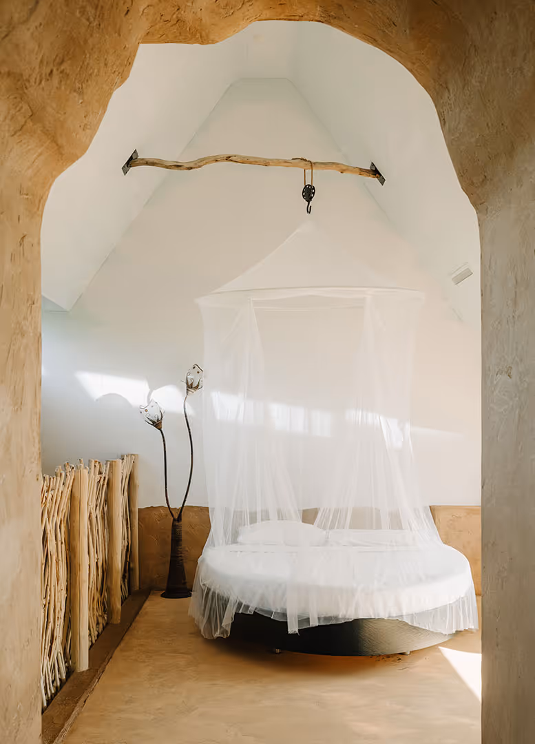 Ruhebett in der Private Spa Suite African Lodge