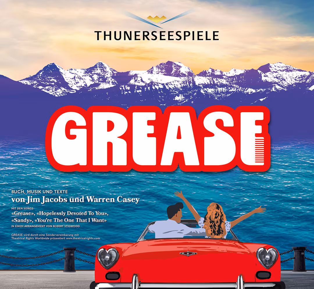 Titelbild der Thunerseespiele GREASE