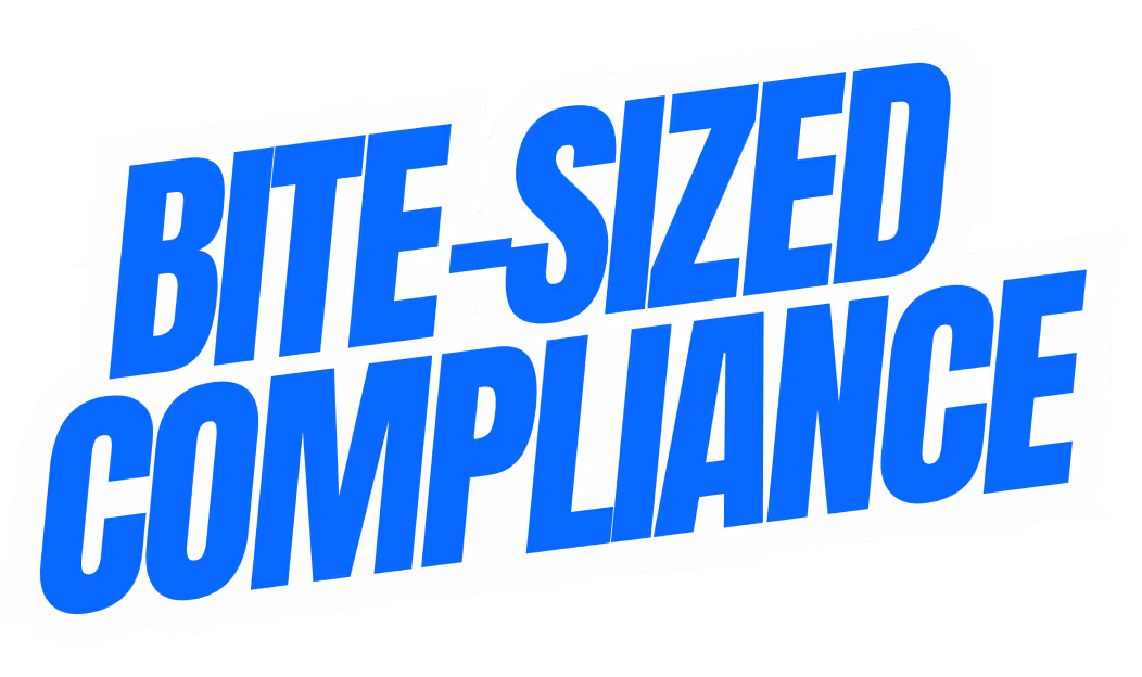bite-sized compliance logo