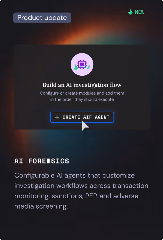 AIF - Build Investigation flow