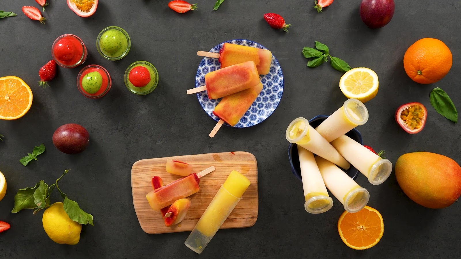 VoilaChef Fruitflavored water ices & sorbets by Stéphane Augé