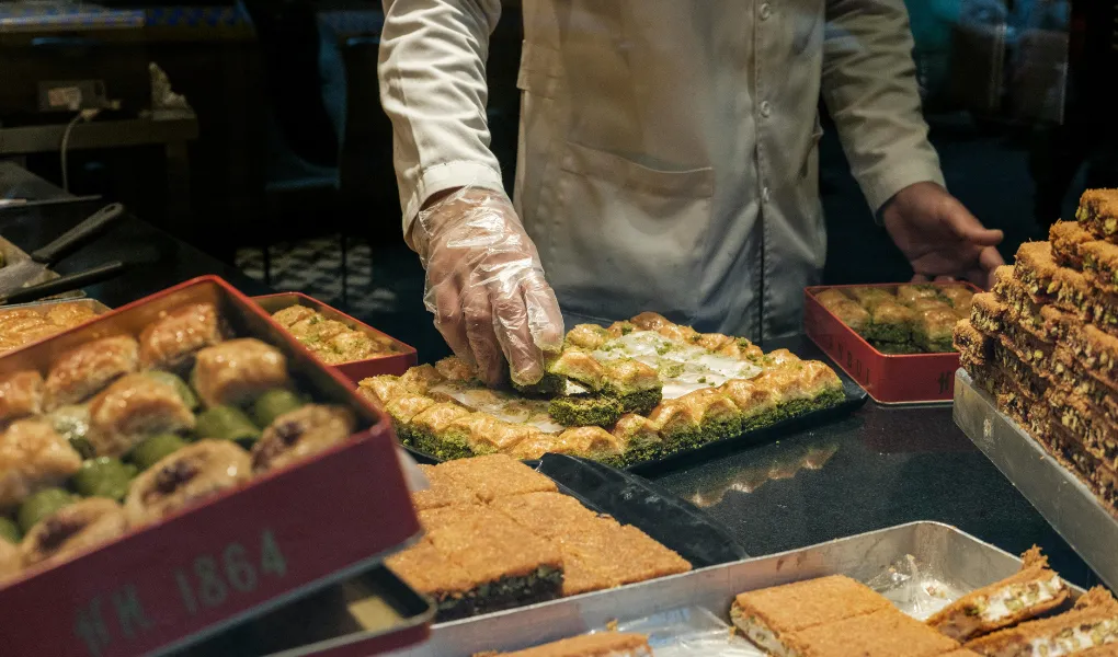 preparation-baklava