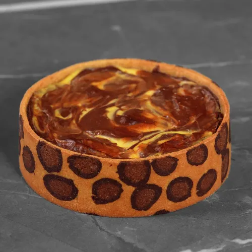 Flan marbré chocolat tonka