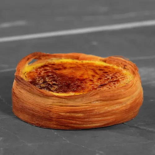 Flan strié façon crème brûlée