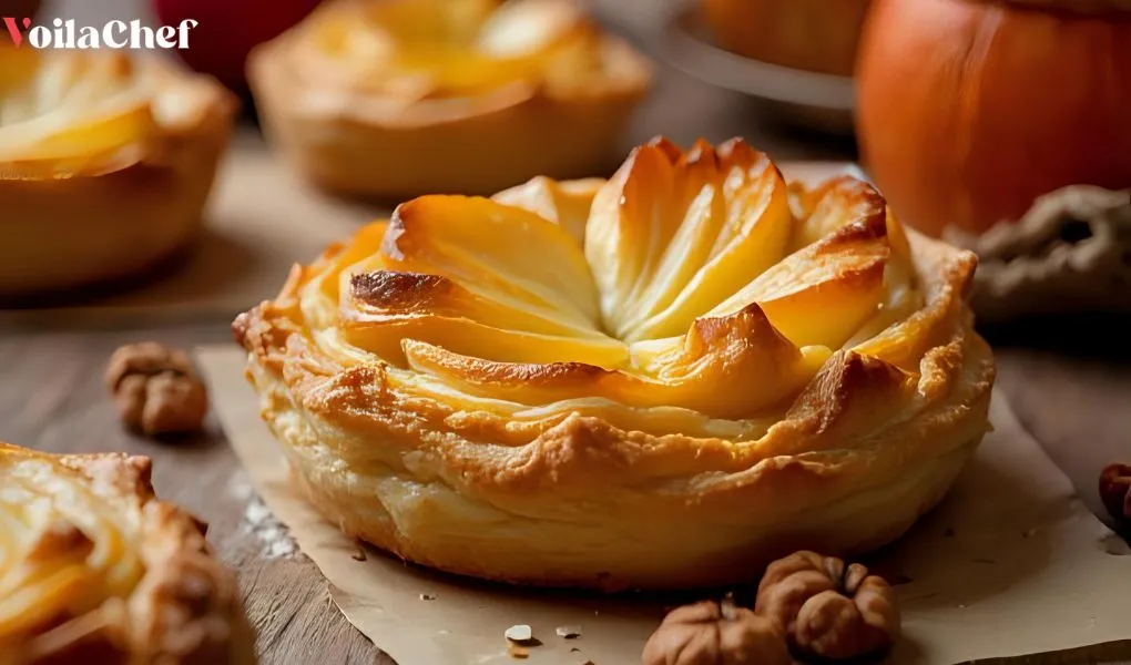 Recette de tartelette aux pommes soufflées