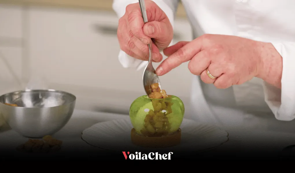 Revisiter la tartelette aux pommes