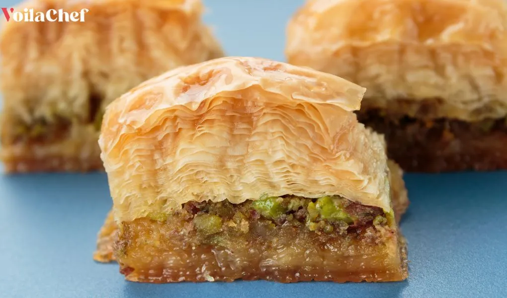 Baklava maison aux noix et pistaches