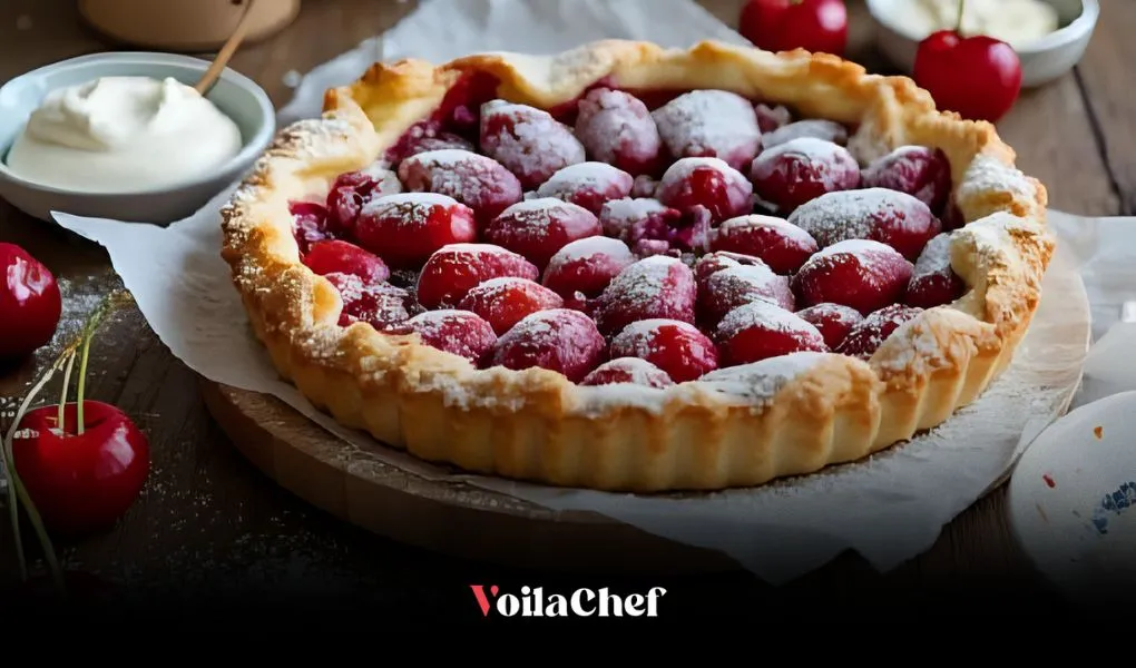 Réaliser une tarte aux cerises feuilletée de chef