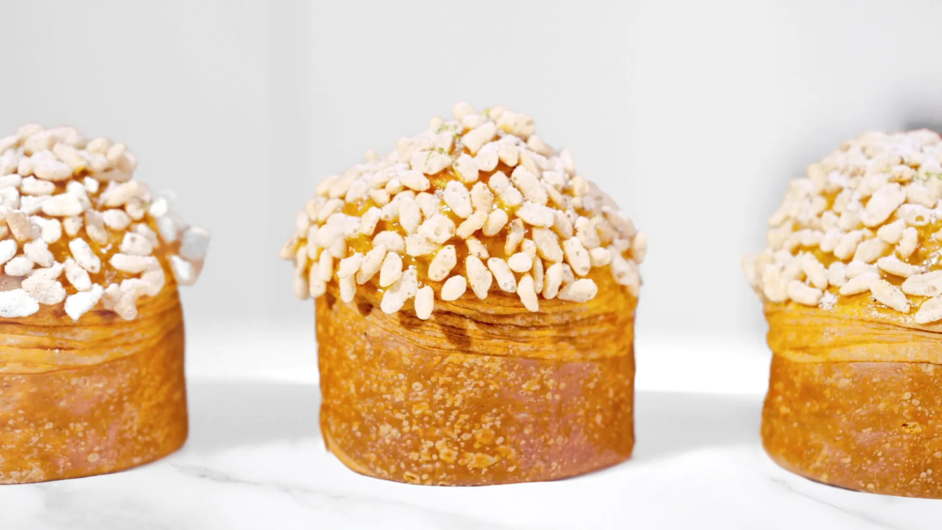 Nid en croissant au riz au lait