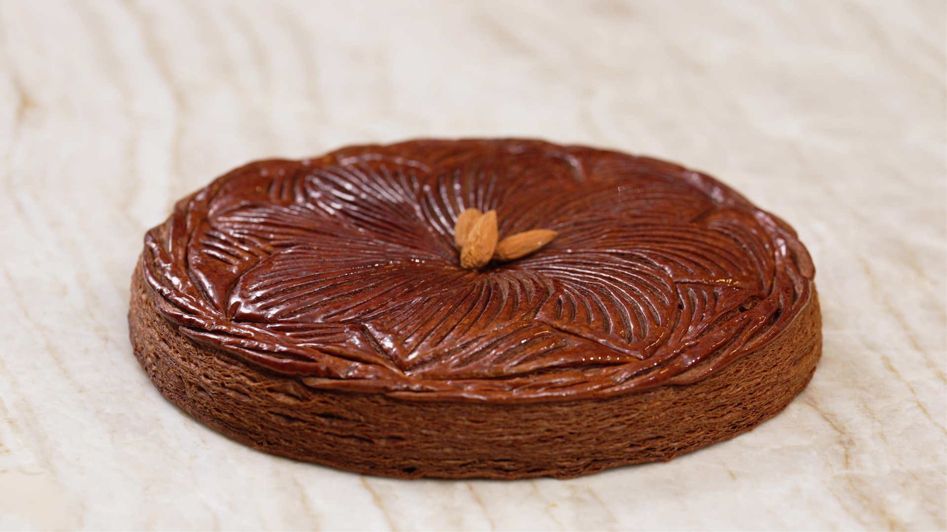 Galette frangipane tout chocolat