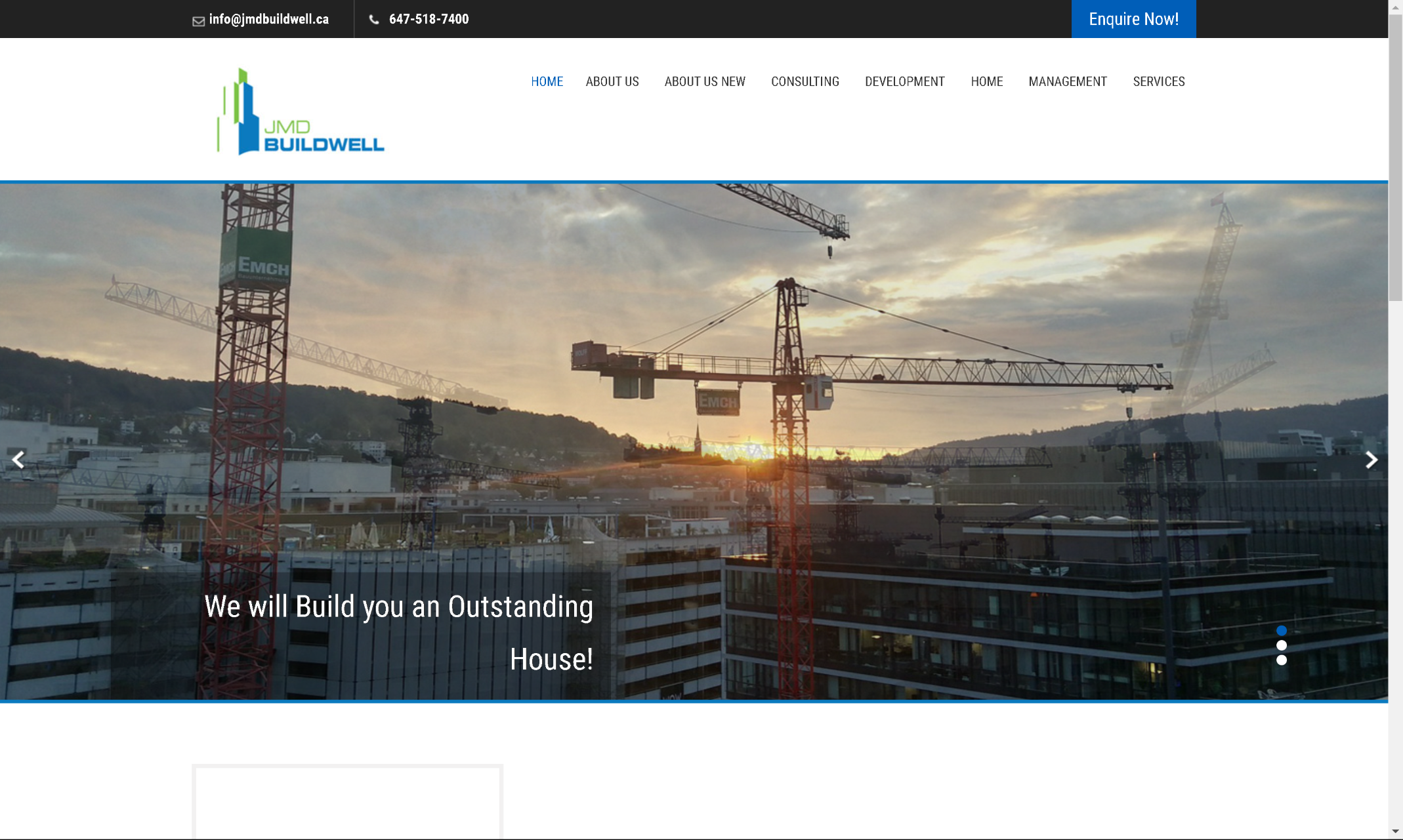 Old JMD Buildwell Website