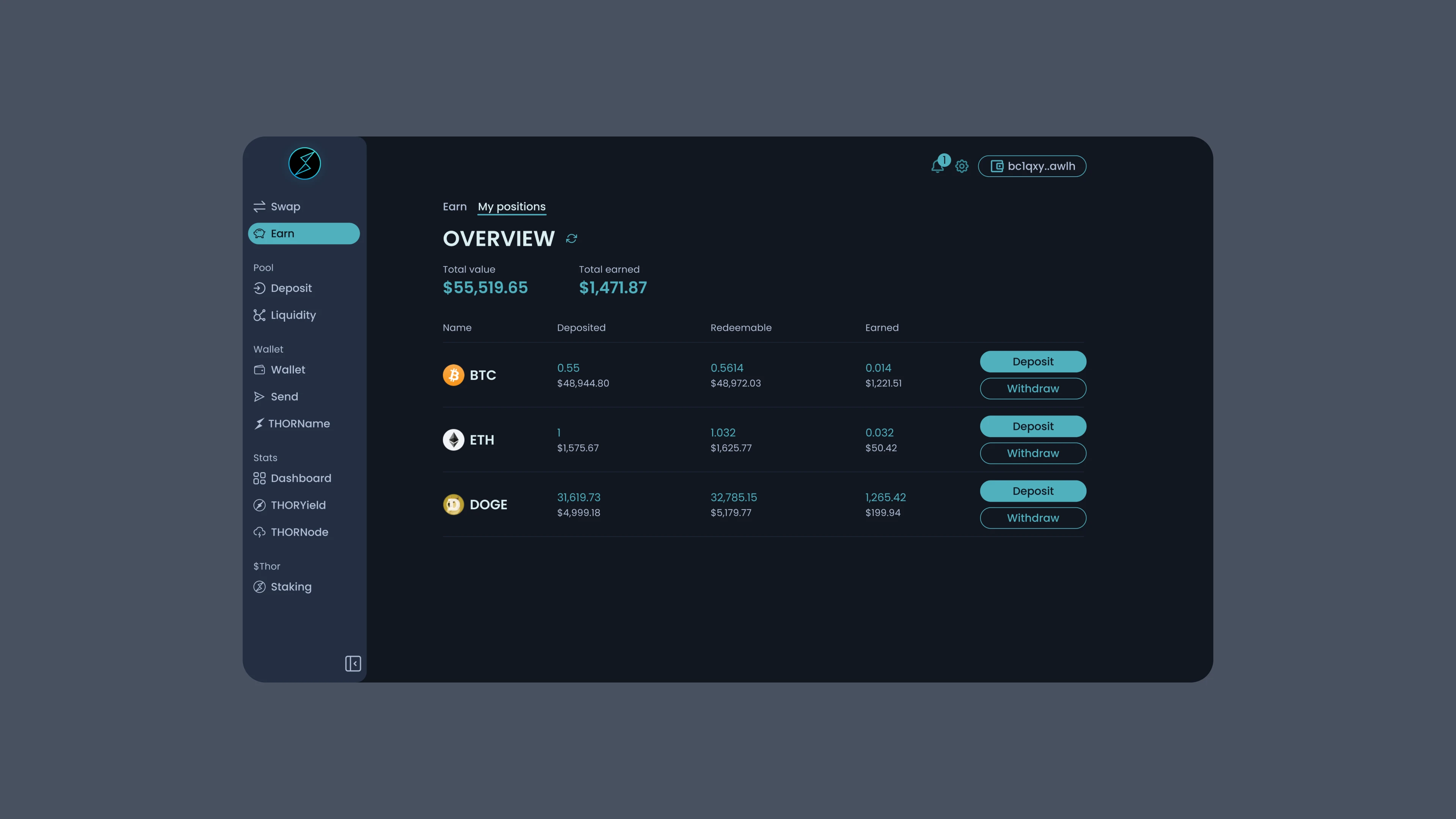 thorswap desktop