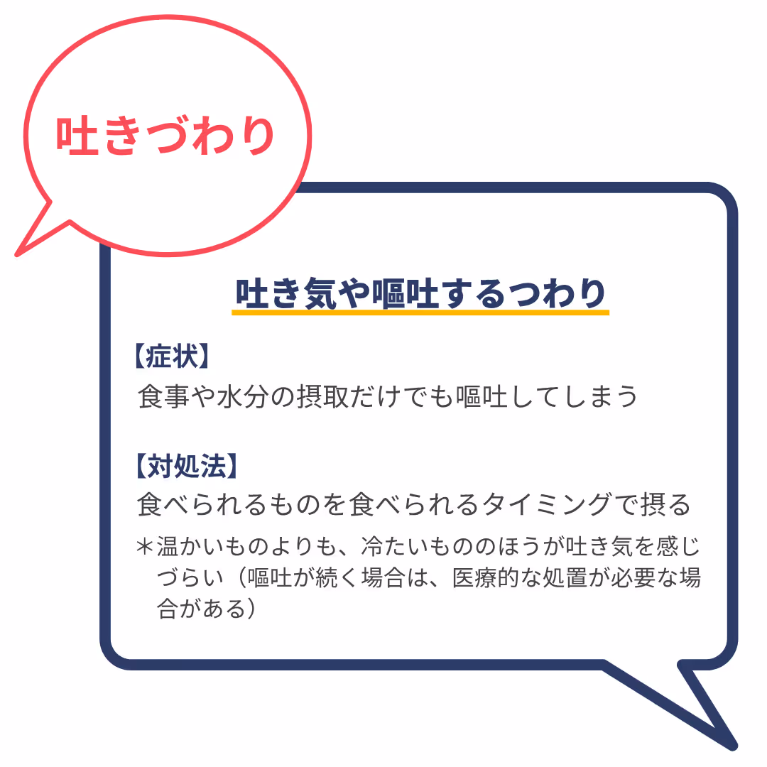 吐きづわりのまとめ