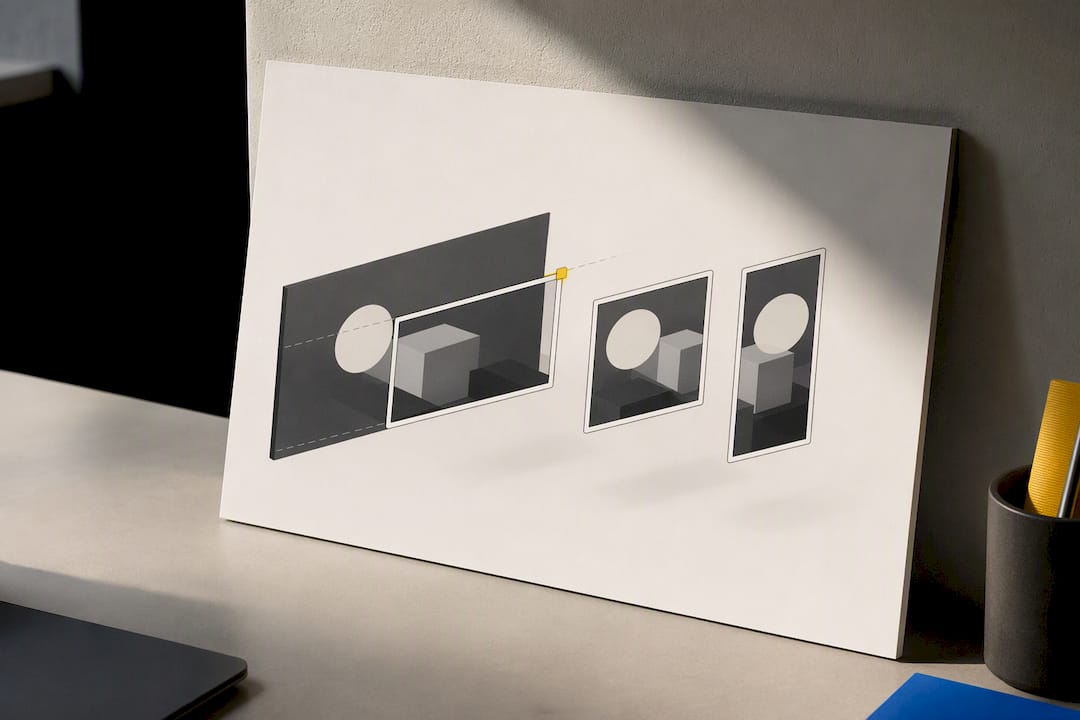 Three video thumbnail crop proportions