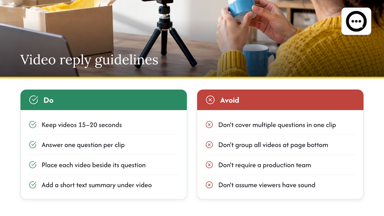 Strategies for integrating video replies within QA for enhanced engagement — overview diagram