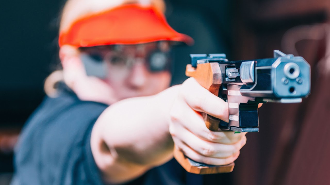 Member shooting score history and match results over time — SquadSpot