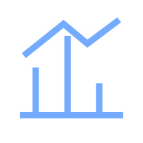 Rising financial chart