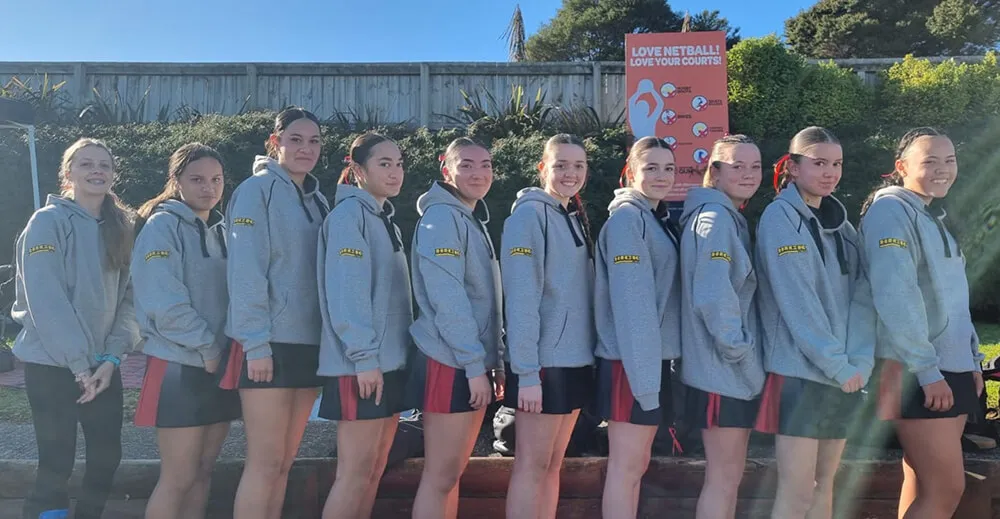 Under 14 Taupo Netball Team