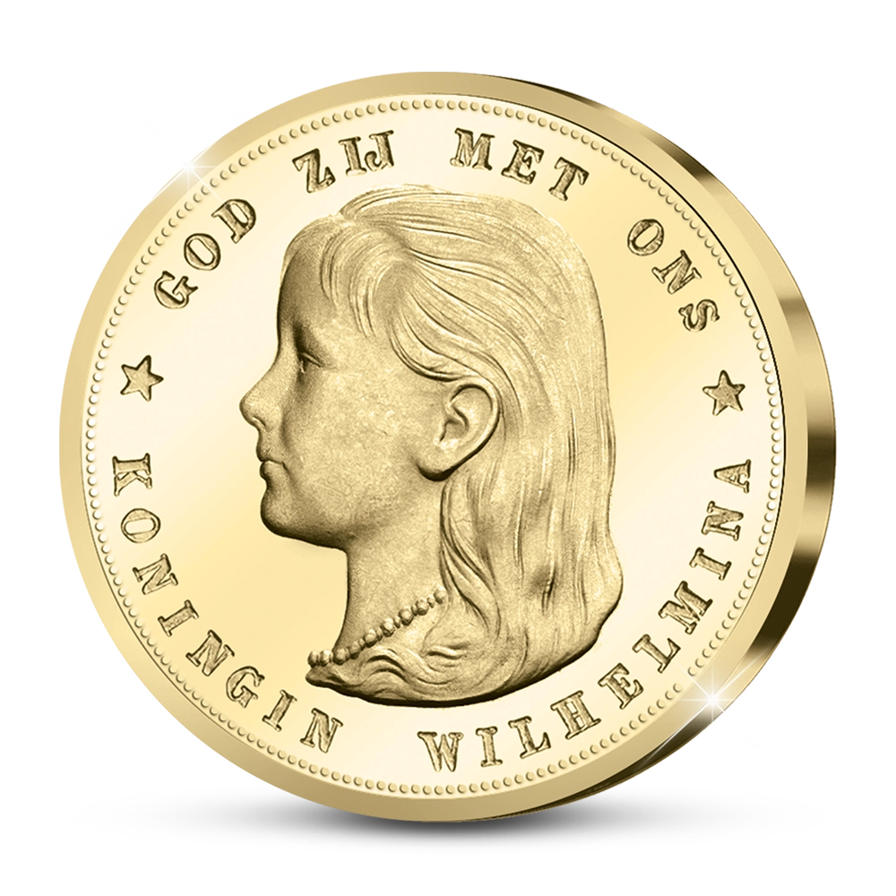 Koningin Wilhelmina Gouden Tientje met € 10 korting