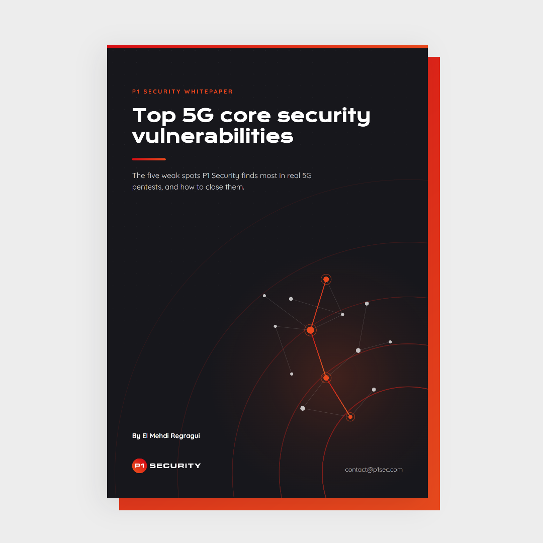 Top 5G core security vulnerabilities from real pentests