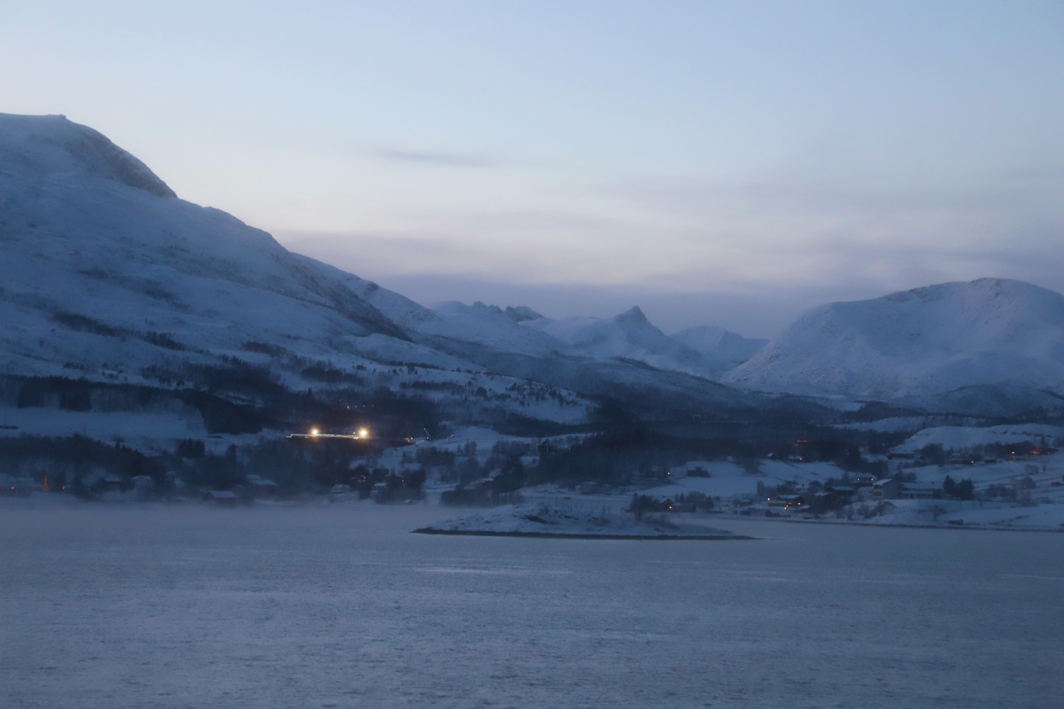 $*Dawn Lights* Tjeldsundet Strait, 2025