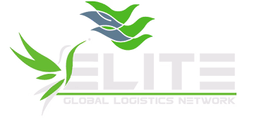 Logo with green leaves and the text ELITE in white with smaller tagline underneath.