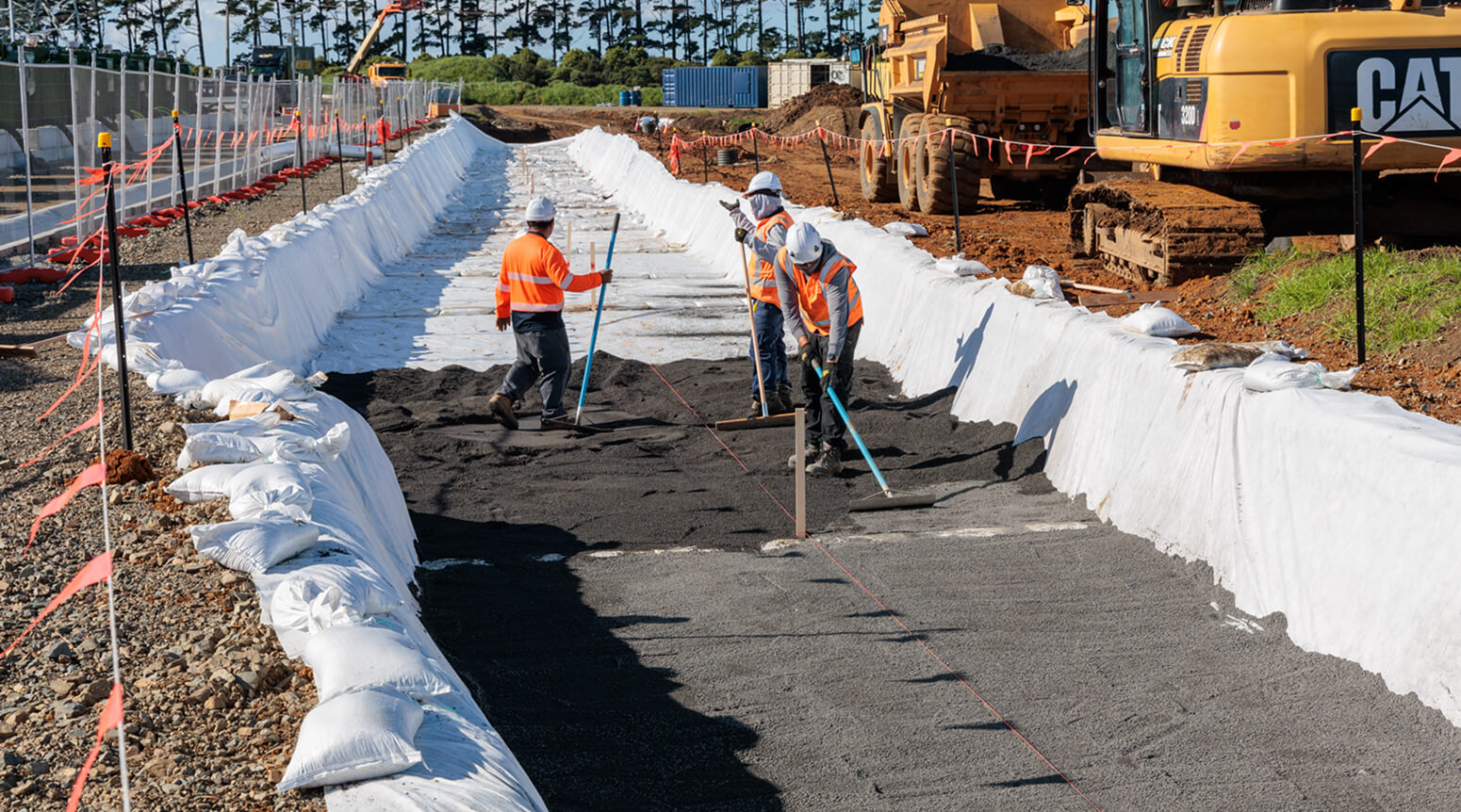 Bess Project Hick Bros - pouring concrete
