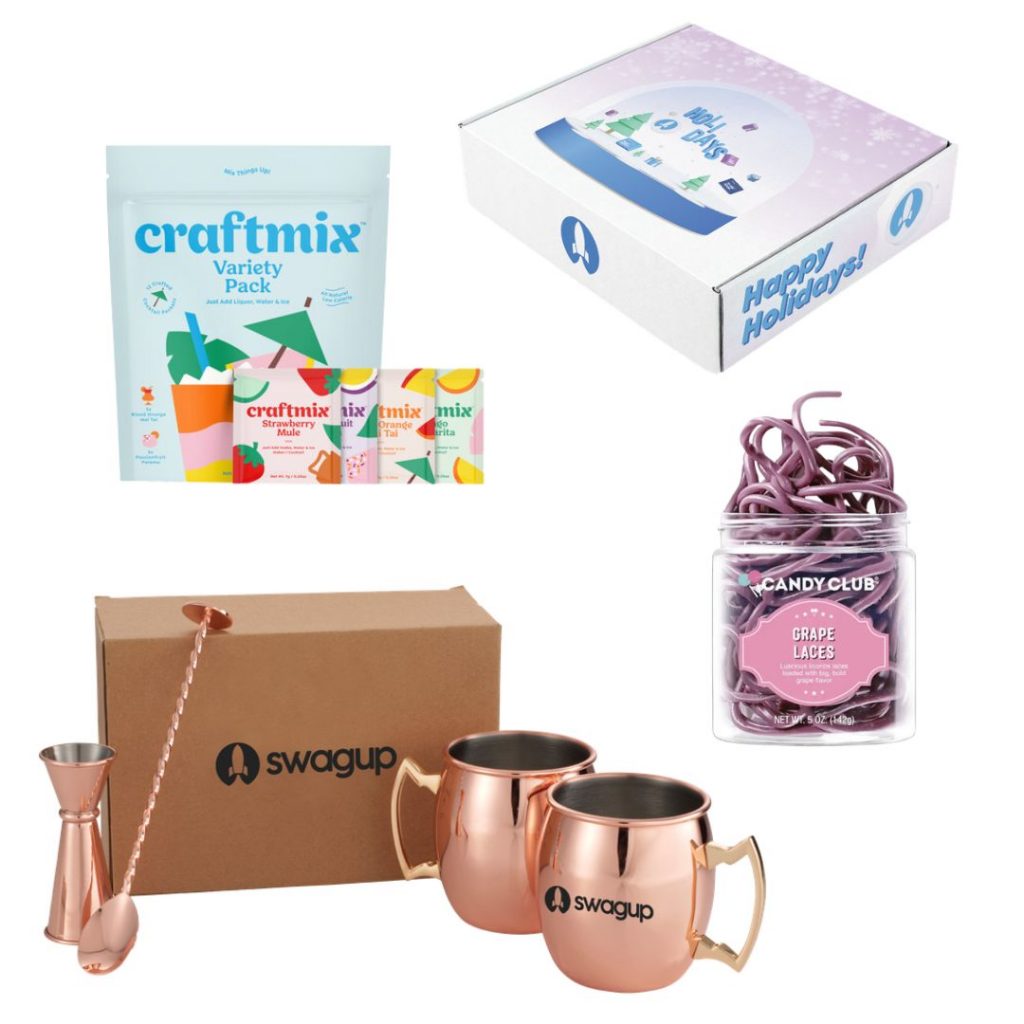 Home bartender swag pack employee gift ideas