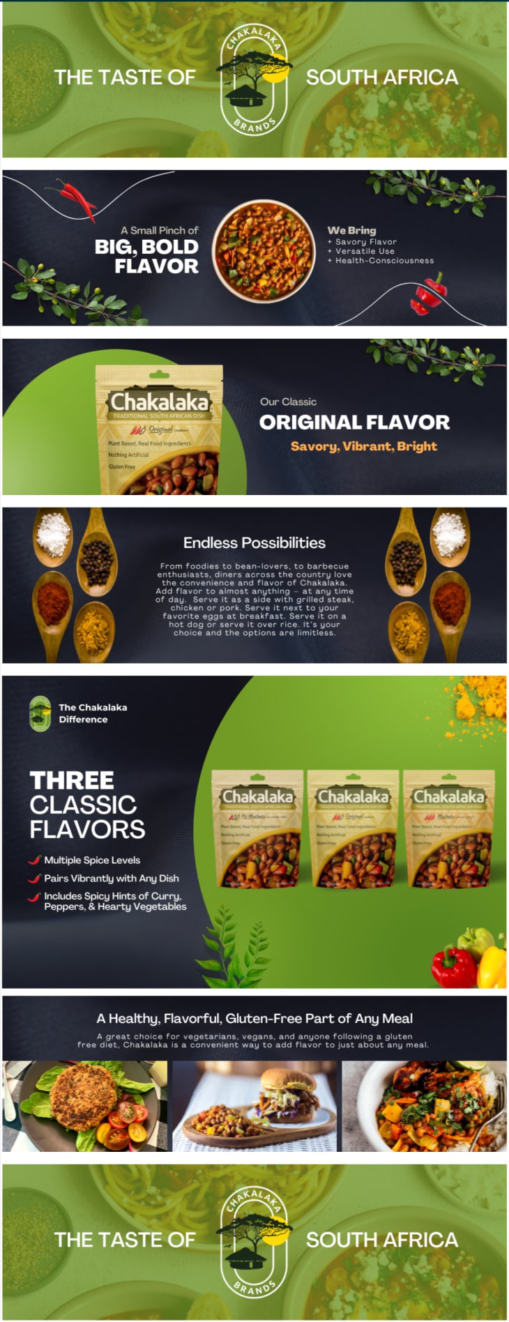 Webpage designed for Chakalaka