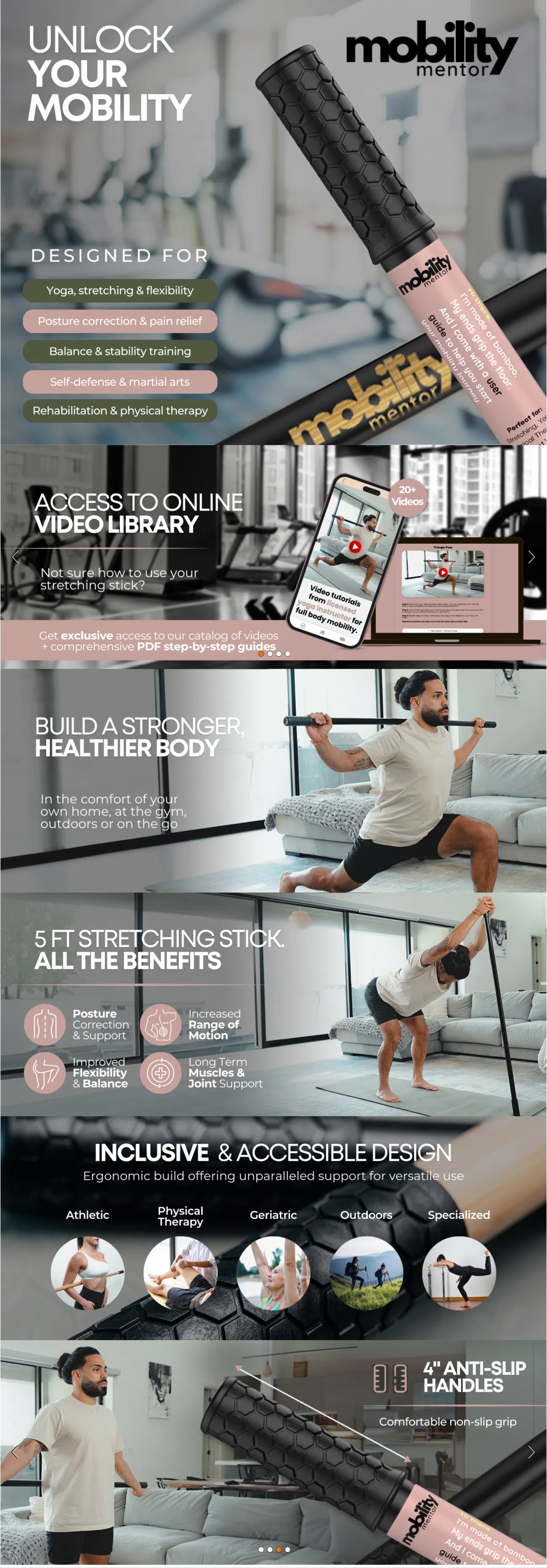 Mobility Mentor Product Landing Page