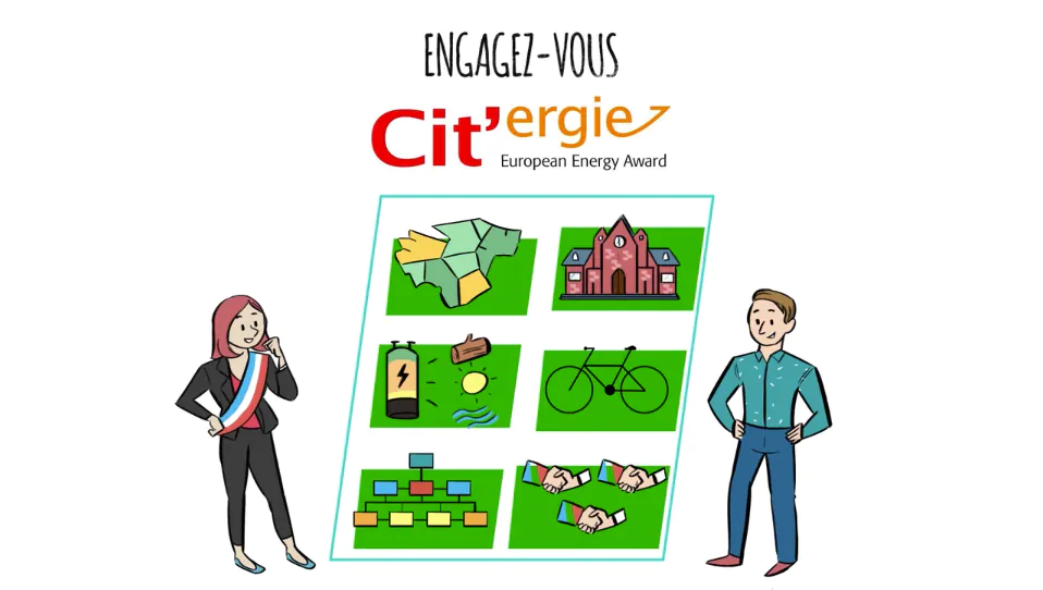 Dans le cadre de la promotion du programme Cit’ergie, l'ADEME souhaitait informer et inciter les collectivités territoriales (les élus) à s’engager dans la transition écologique, et à réaliser des opérations de développement durable.