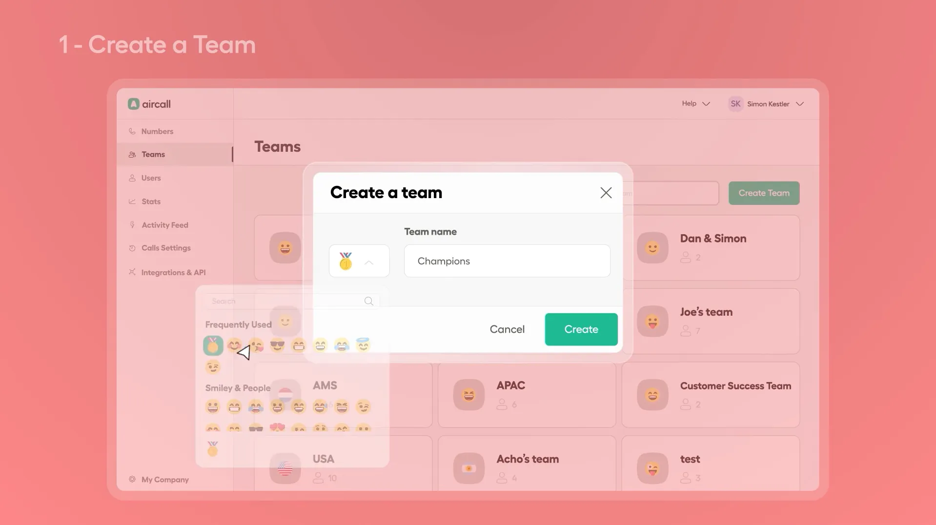 Pour expliquer au mieux les fonctionnalités de la plateforme aux collaborateurs, nous avons créé 6 vidéos en motion design composées de visuels issus de la plateforme Aircall. Pour assurer une belle esthétique et une animation dynamique, tous les visuels ont été retravaillés sur Illustrator.