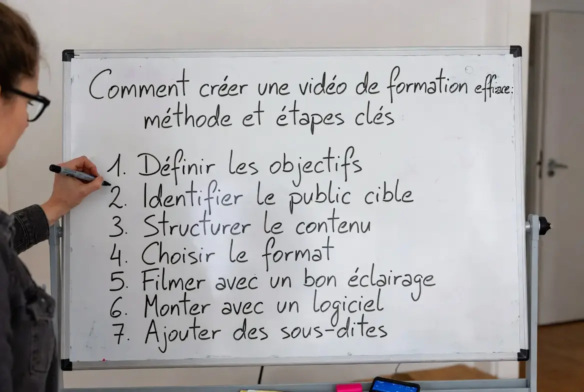 les différentes étapes avant de produire une vidéo de formation