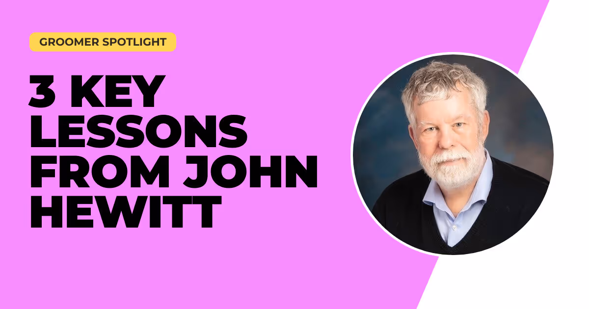 3 Key Lessons from John Hewitt