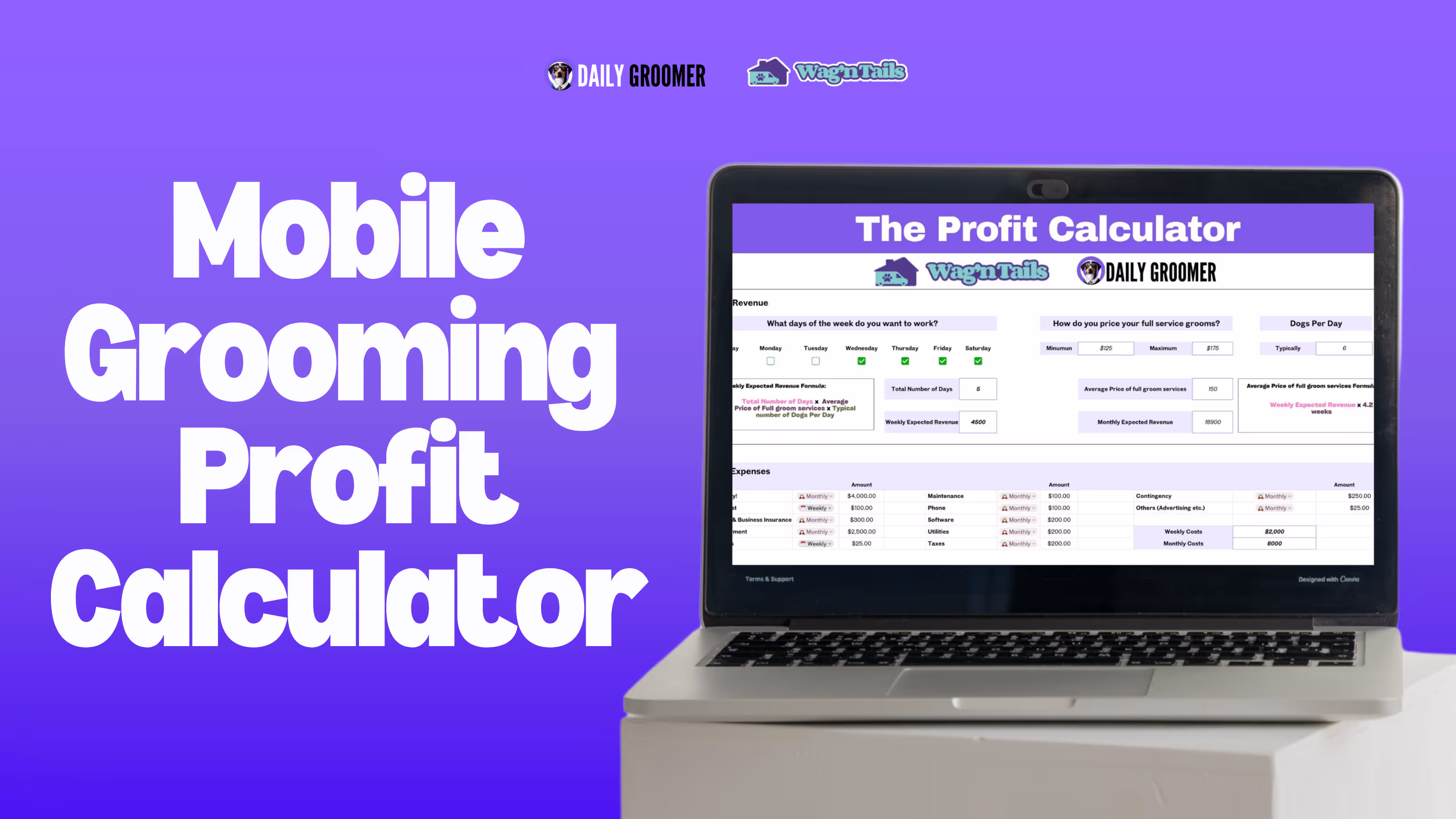 Mobile Grooming Profit Calculator