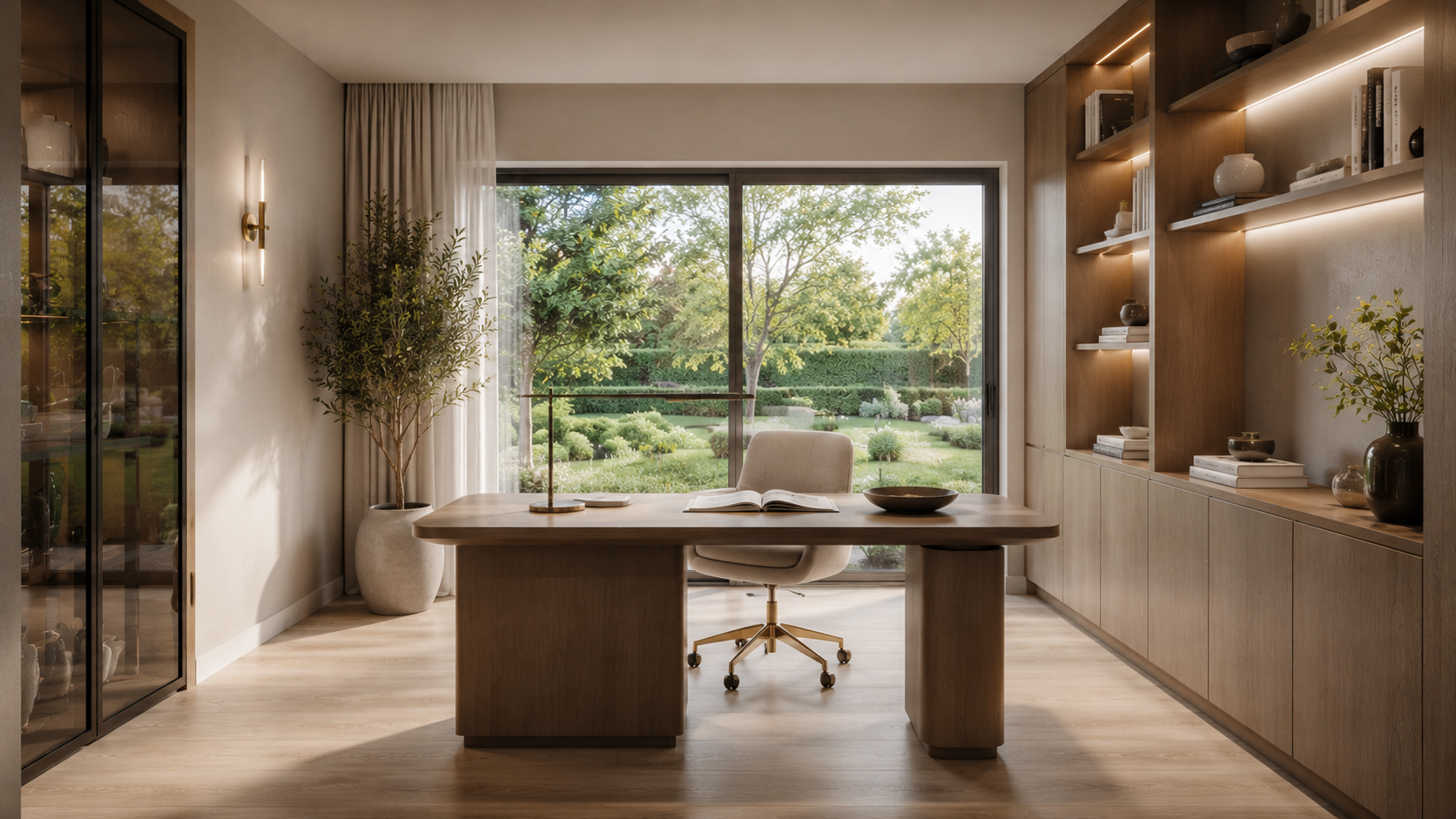 Saxon Square study CGI visualisation for flexible modern living