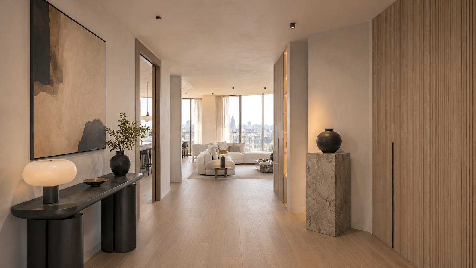 Aurelian CGI visualisation showing central London residential atmosphere