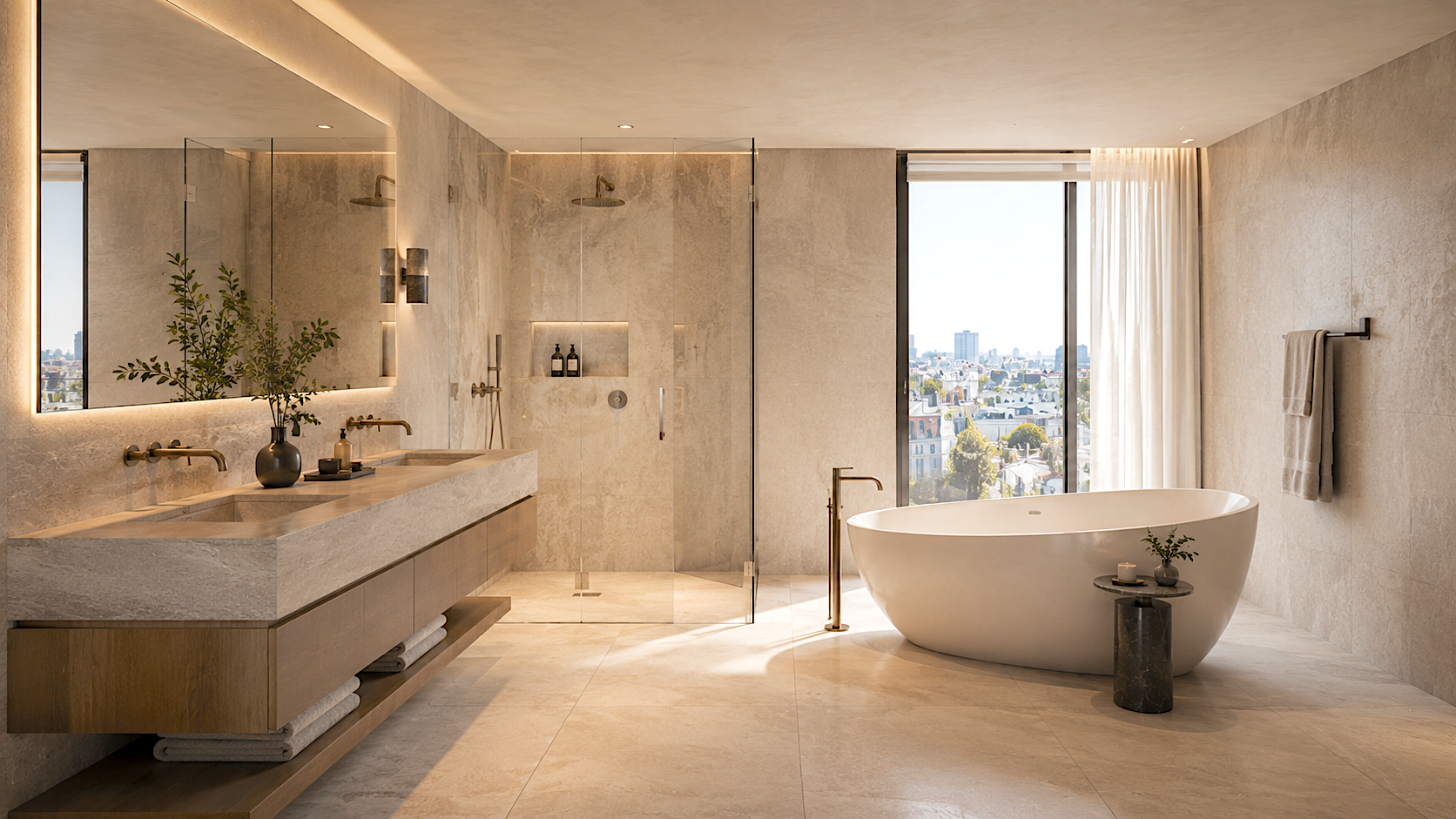 Aurelian CGI marketing image showing composed central London residential atmosphere