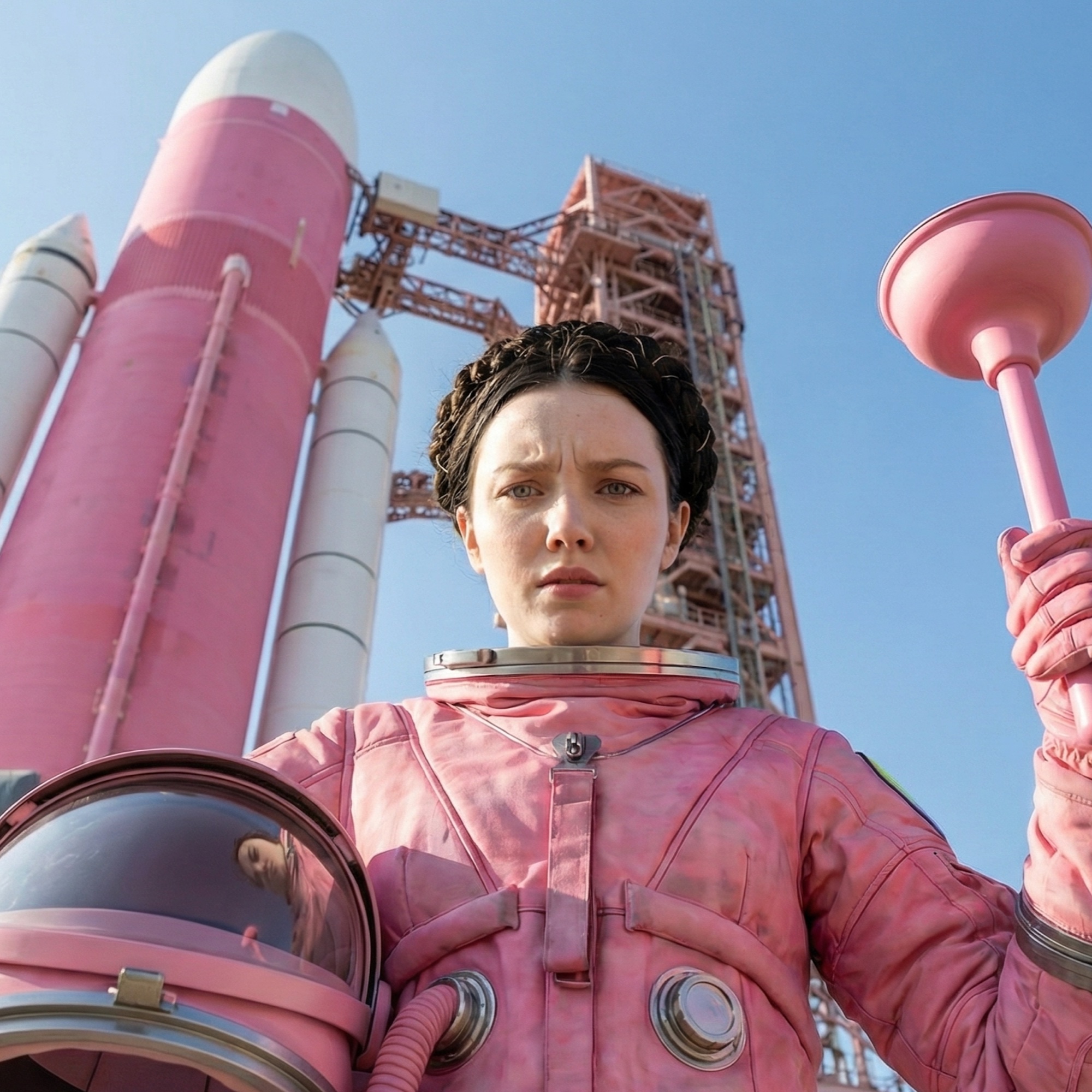 Space Plumber single cover artwork