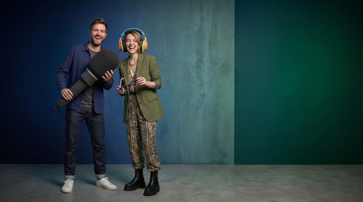 Podcast production and audio storytelling for branded editorial systems