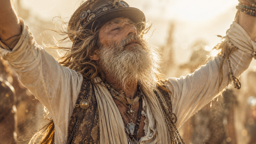 Sun kissed festival character from The Impossible