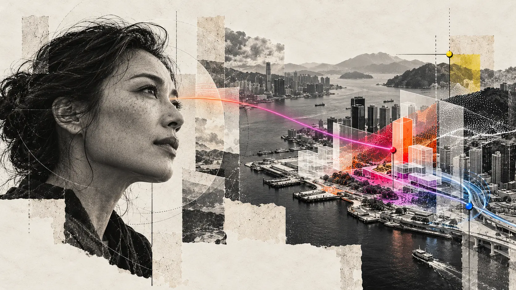 A selected development site becomes an information-led digital twin