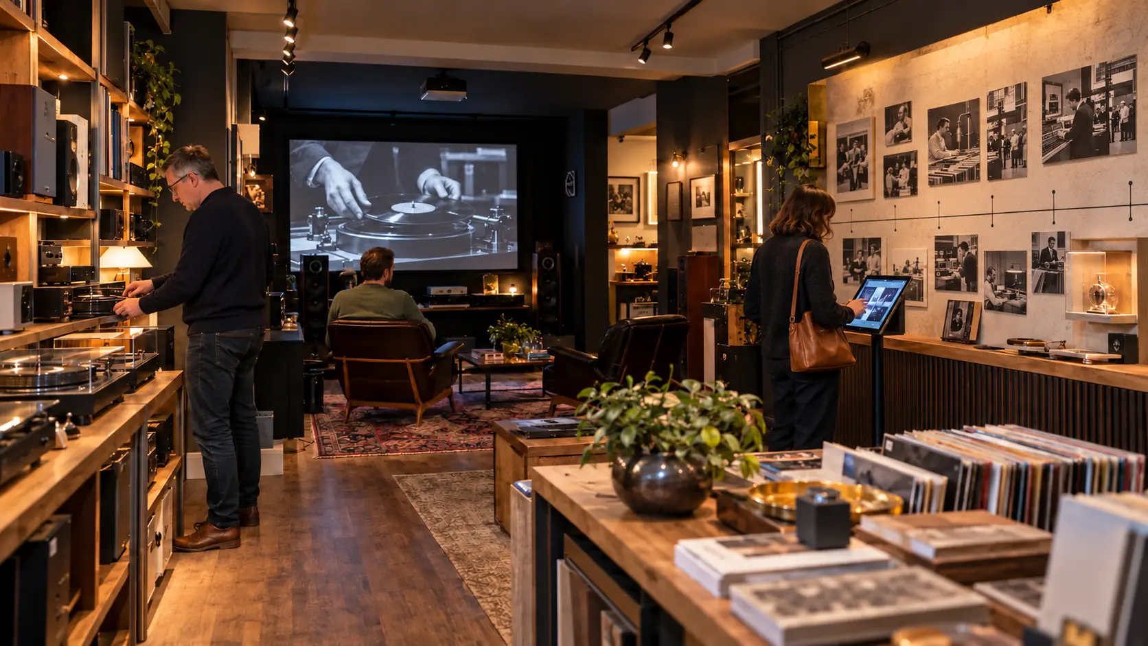 Compact high street hi-fi shop transformed into an immersive anniversary brand activation