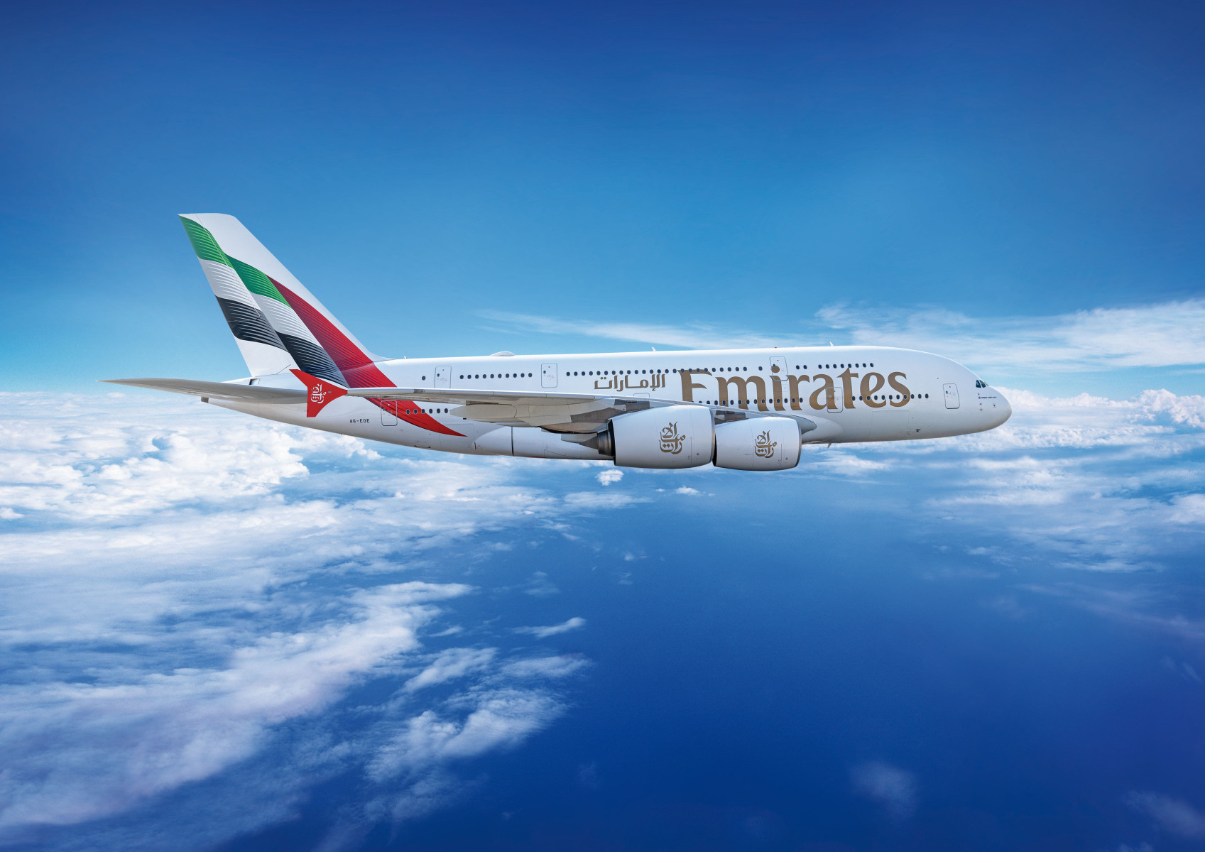 Emirates A380 returns to Vienna