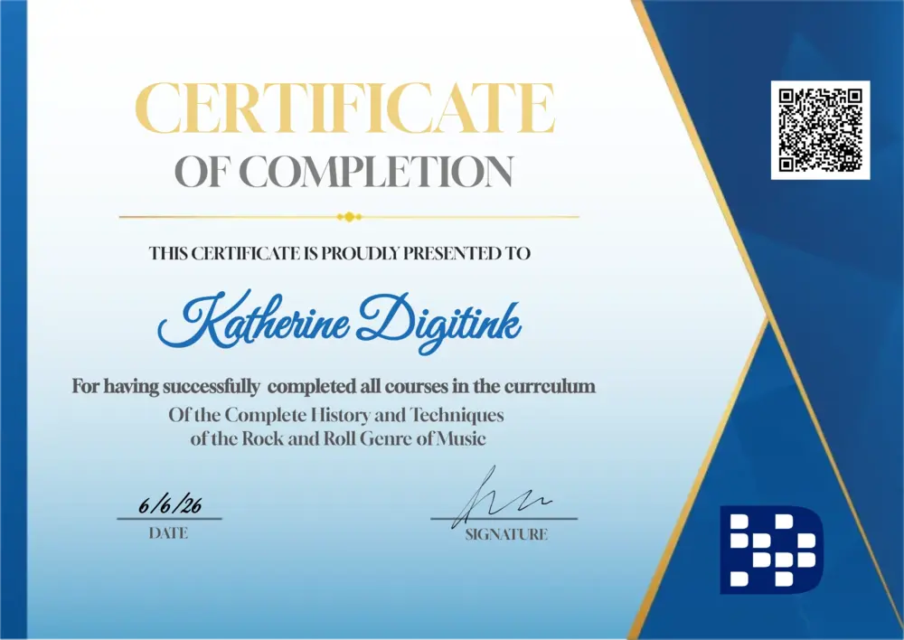 certificate of completion design