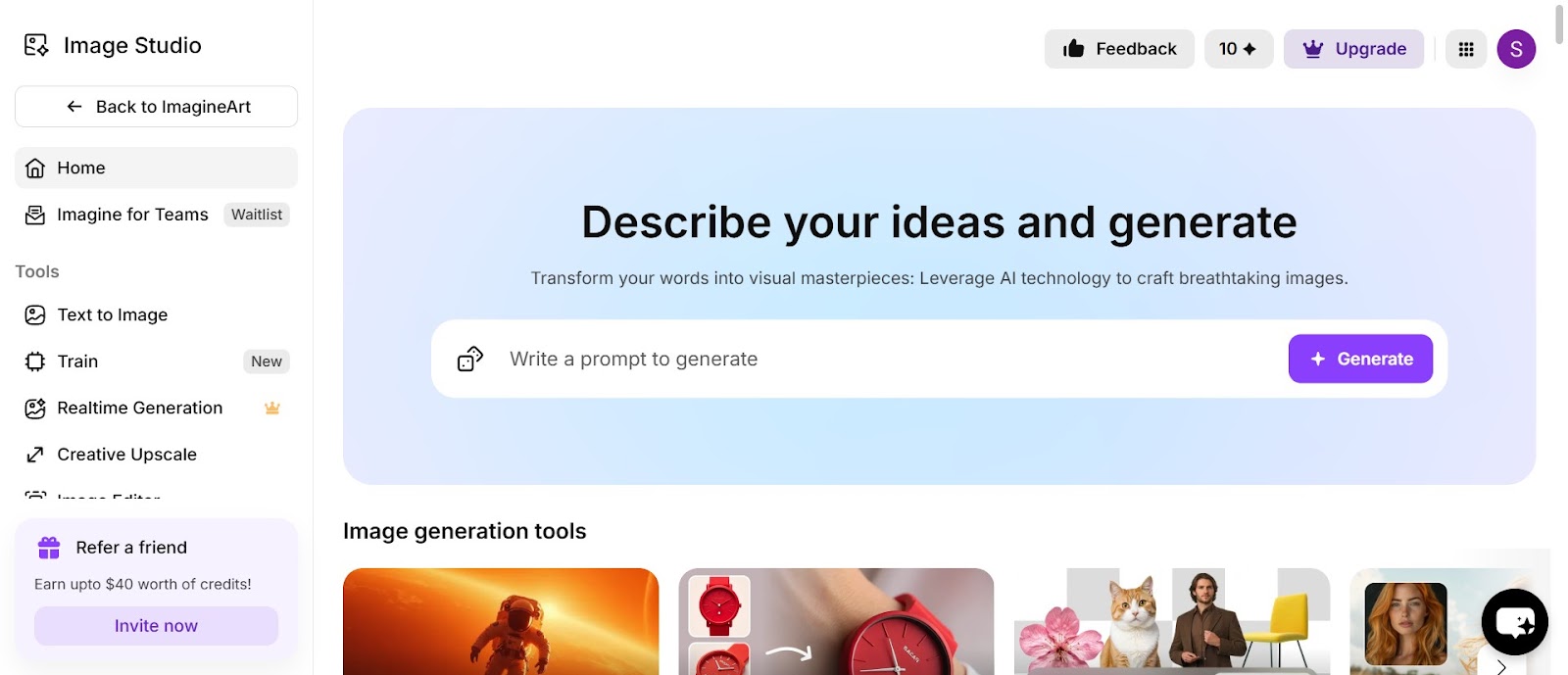 Getting Started with ImagineArt Image Studio — Your AI-Powered Creative Workspace